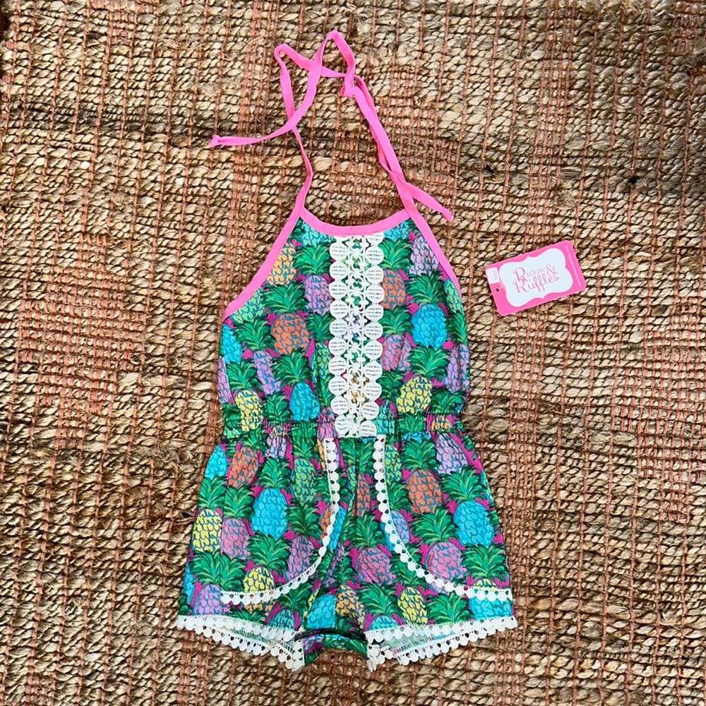 NWT RicRac & Ruffles romper